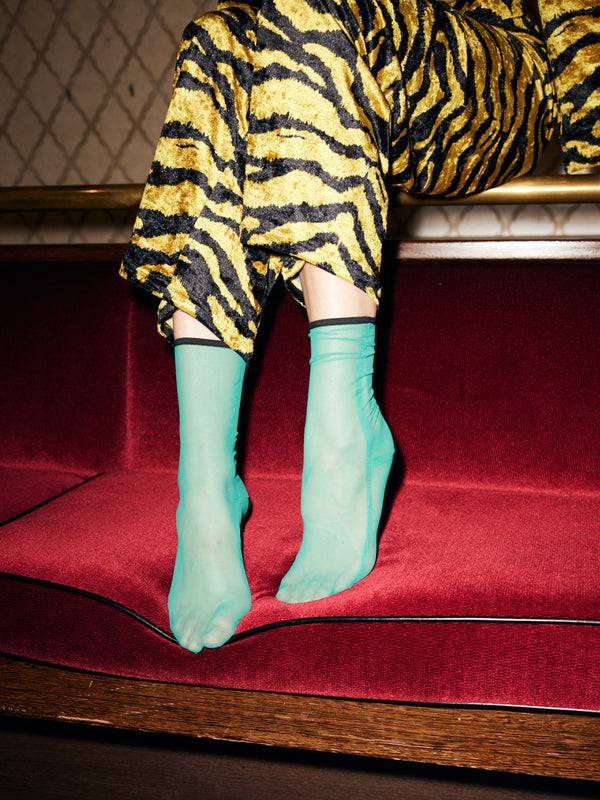 Simone Wild Mesh Ankle Socks