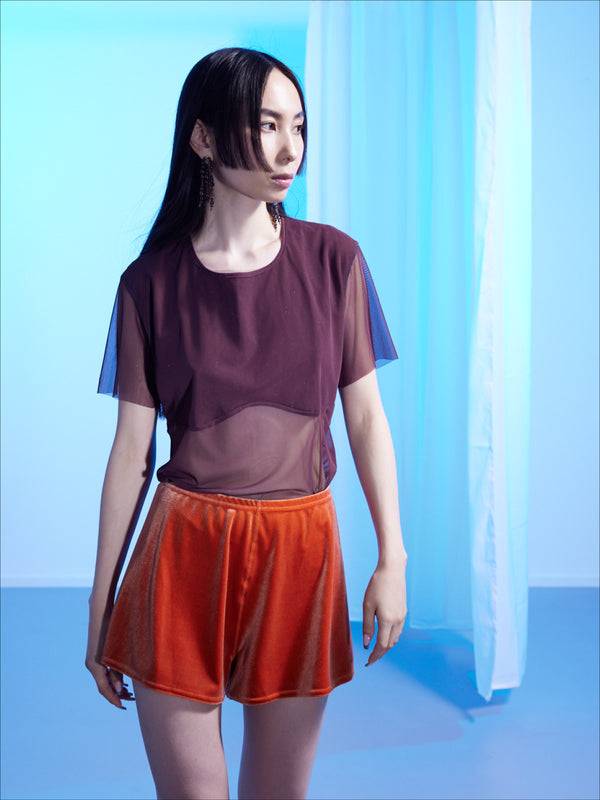 Simone Wild Mesh Conture Tee