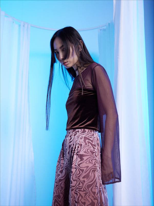 Simone Wild Mesh Easy LS Shirt