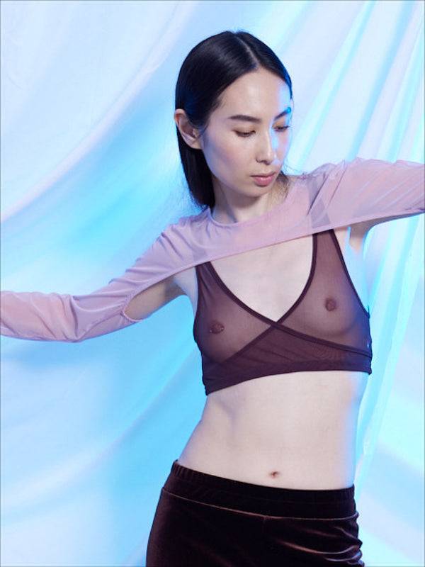 Simone Wild Mesh Wrap Bra