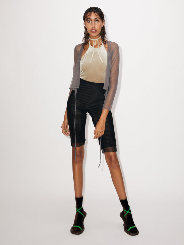 Simone Wild Net Wrap Blouse