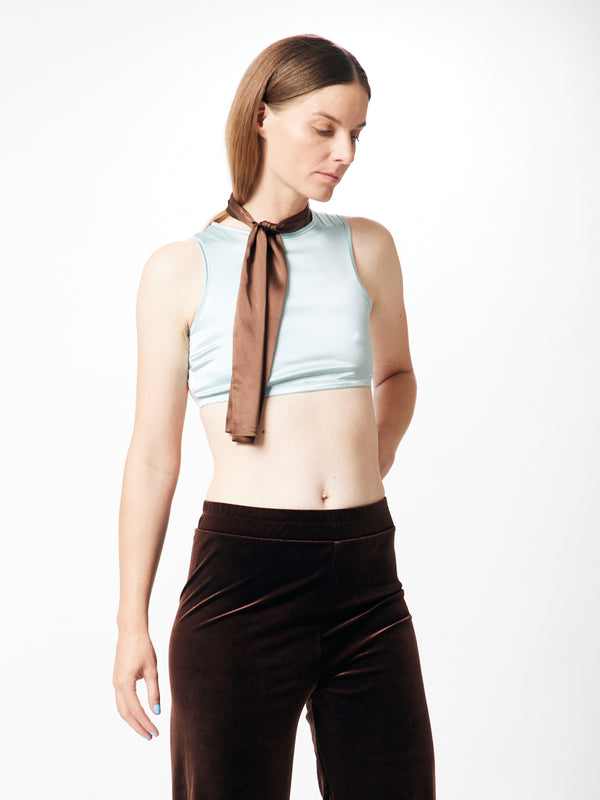 Simone Wild Satin Sport Bra