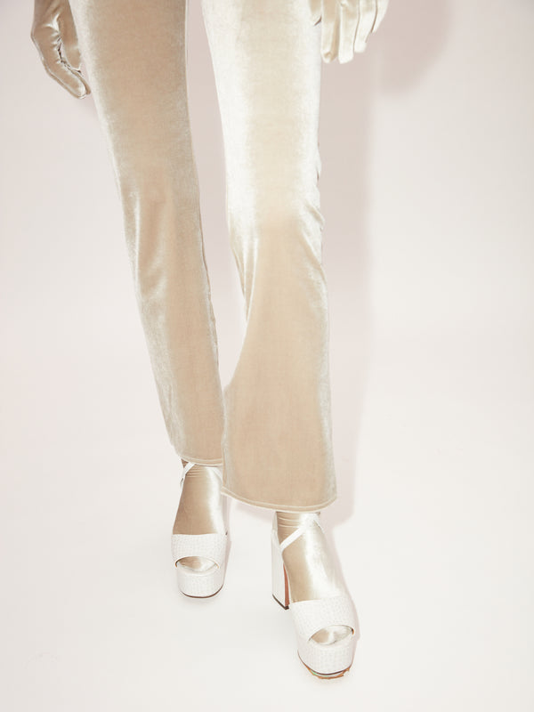 Simone Wild Velvet Ankle Socks