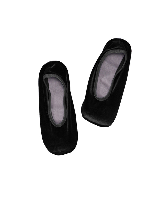 Simone Wild Velvet Ballet Slipper