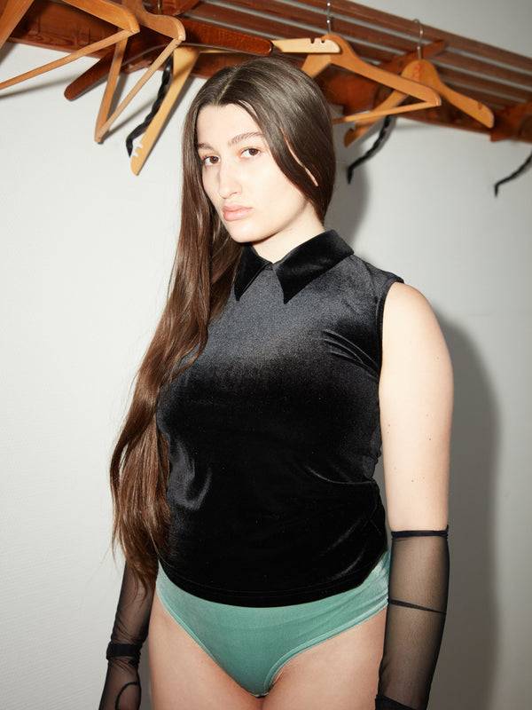 Simone Wild Velvet Blouse Meggy