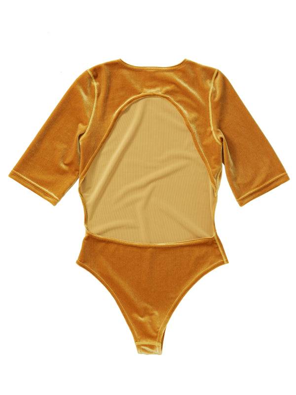 Simone Wild Velvet Body Open Back