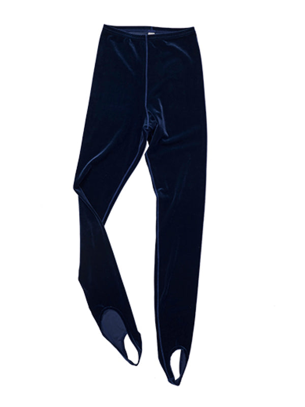 Simone Wild Velvet Stirrup Pants
