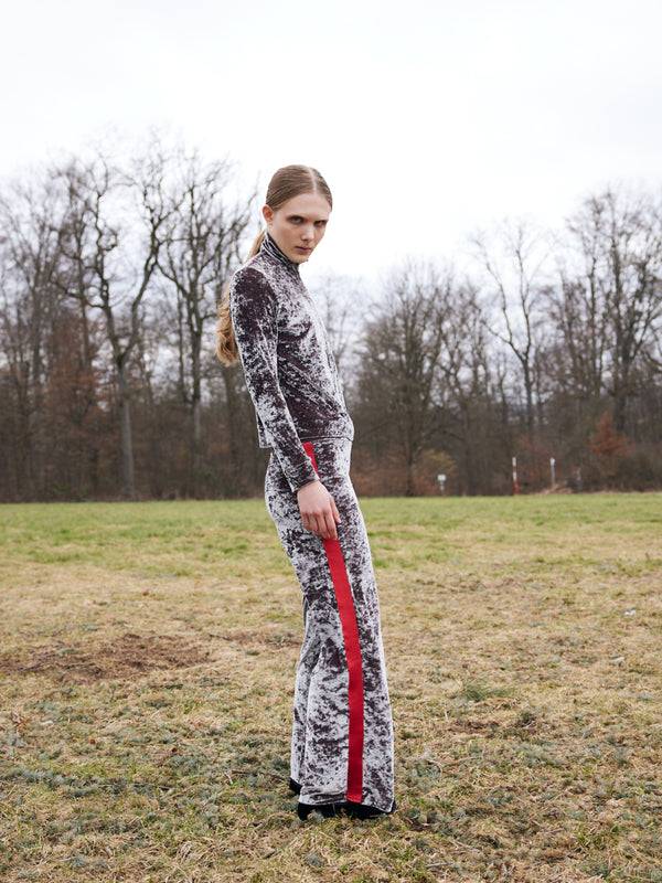 Simone Wild Velvet Stripe Pants