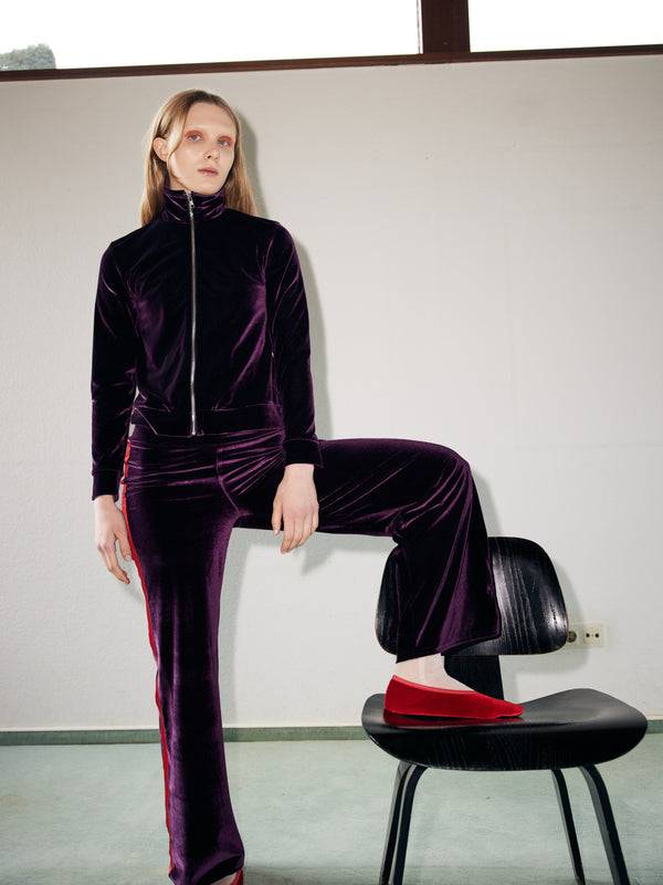 Simone Wild Velvet Zip Jacket