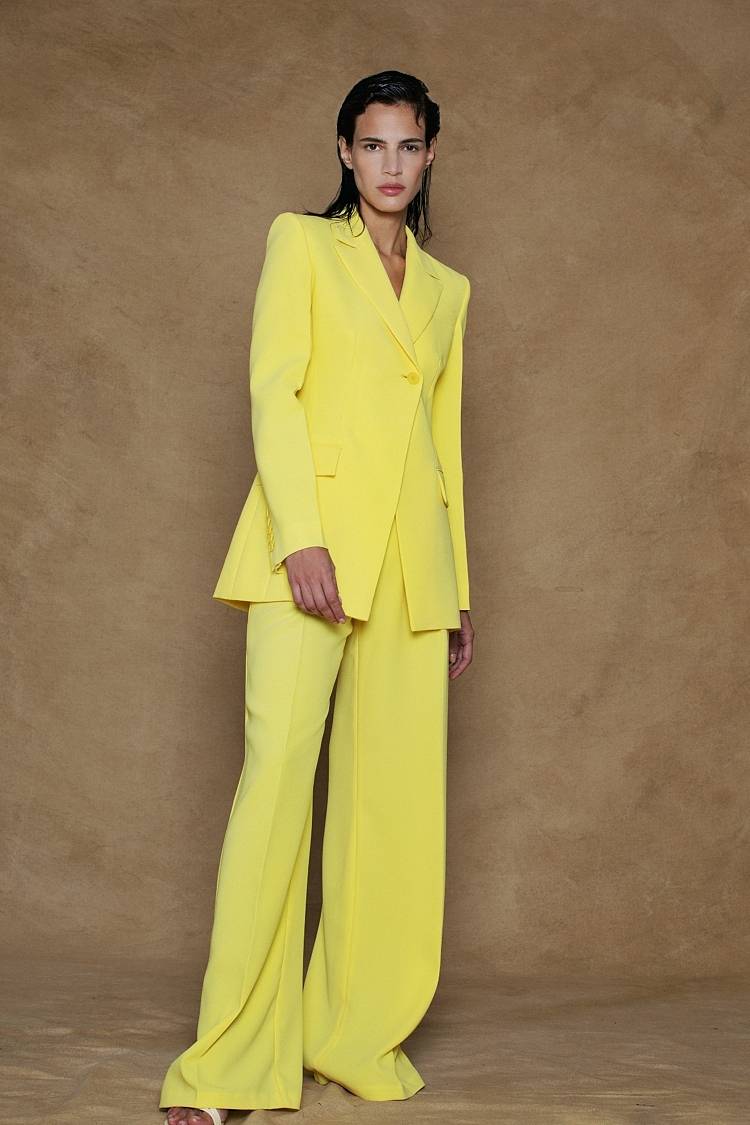 Sly 010 Asymmetrischer Blazer Aus Crêpe-Envers-Satin