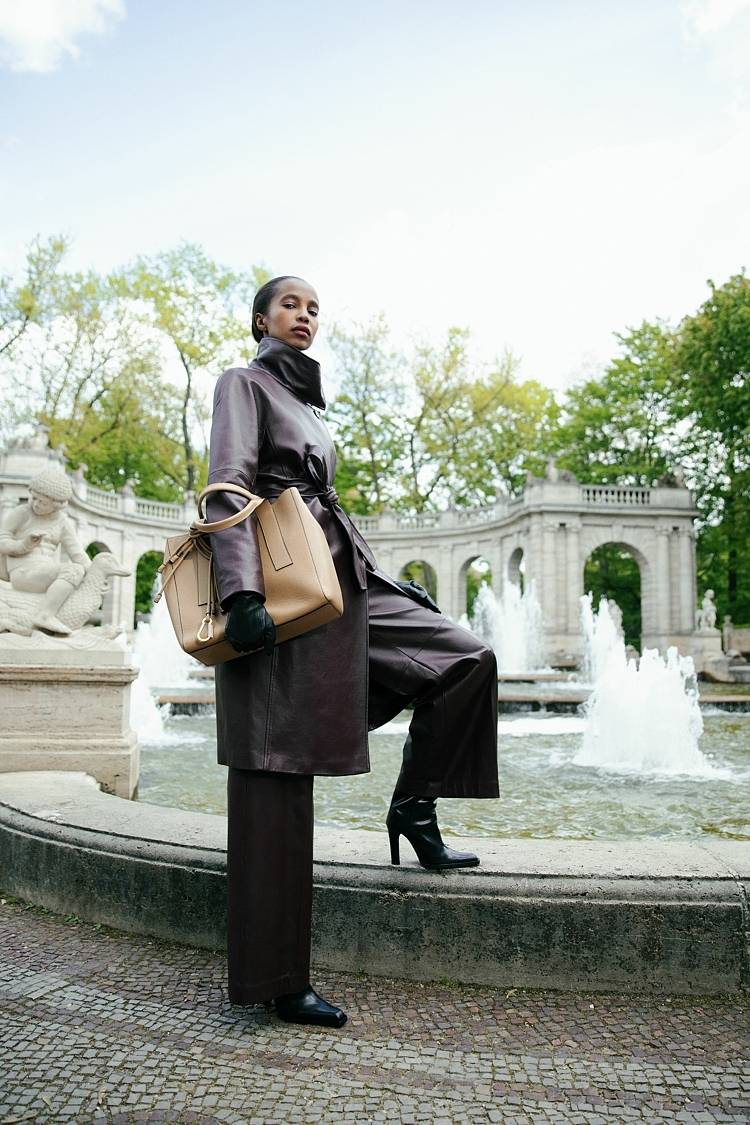 Sly 010 Elegante Marlene-Hose Aus Weichem Nappa-Leder