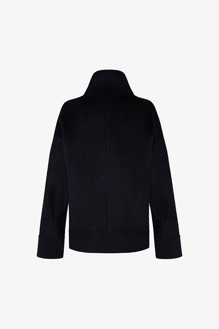 Sly 010 Gerade Geschnittene Doubleface-Jacke Mit Pattentaschen