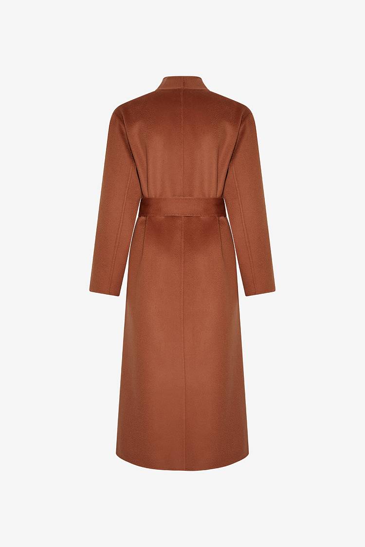 Sly 010 Minimalistischer Doubleface-Mantel Mit Gürtel