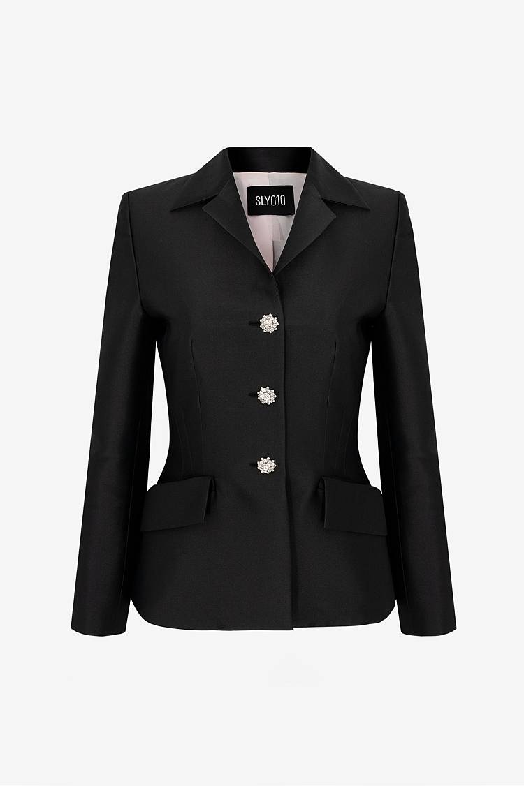 Sly 010 50s Blazer aus Seidentaft