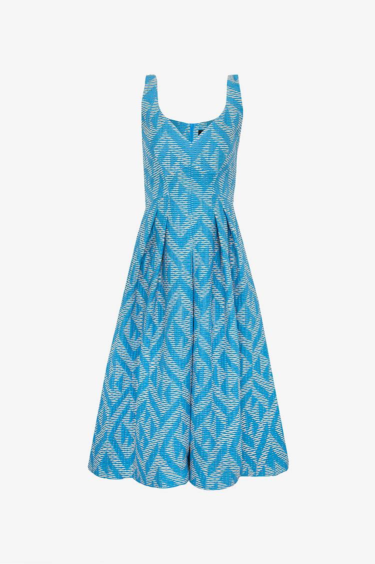 Sly 010 Ärmelloses Kleid aus Jacquard