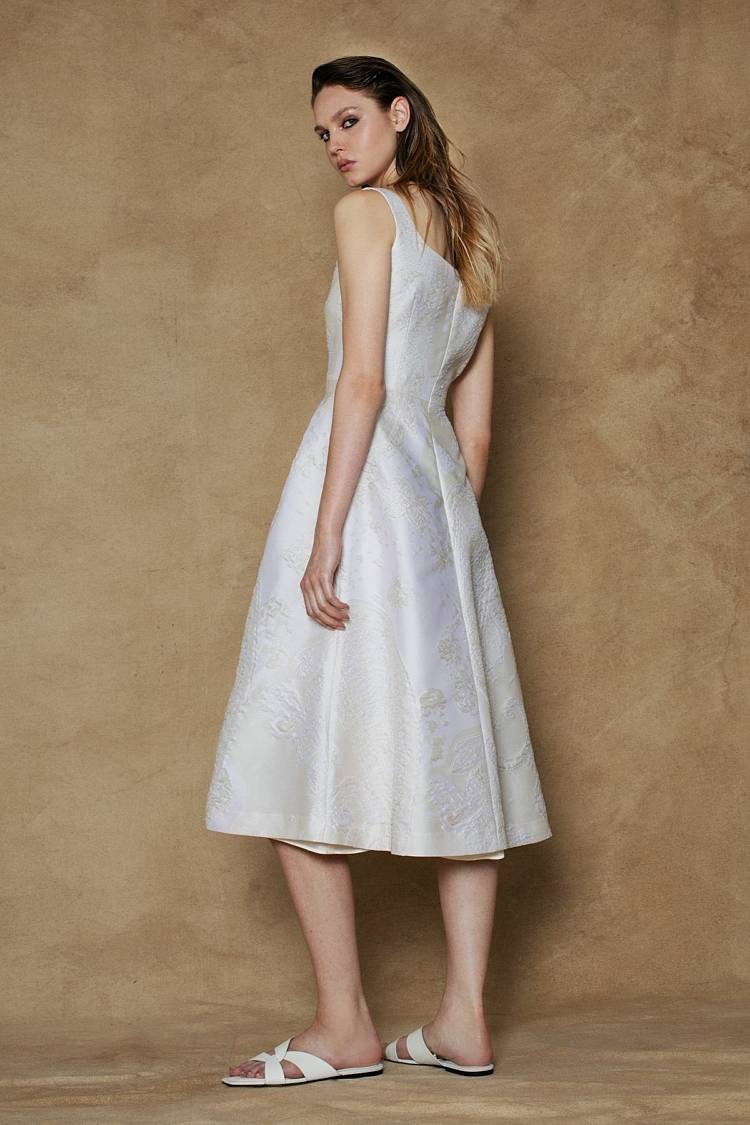 Sly 010 Ärmelloses Kleid Aus Seidengemisch