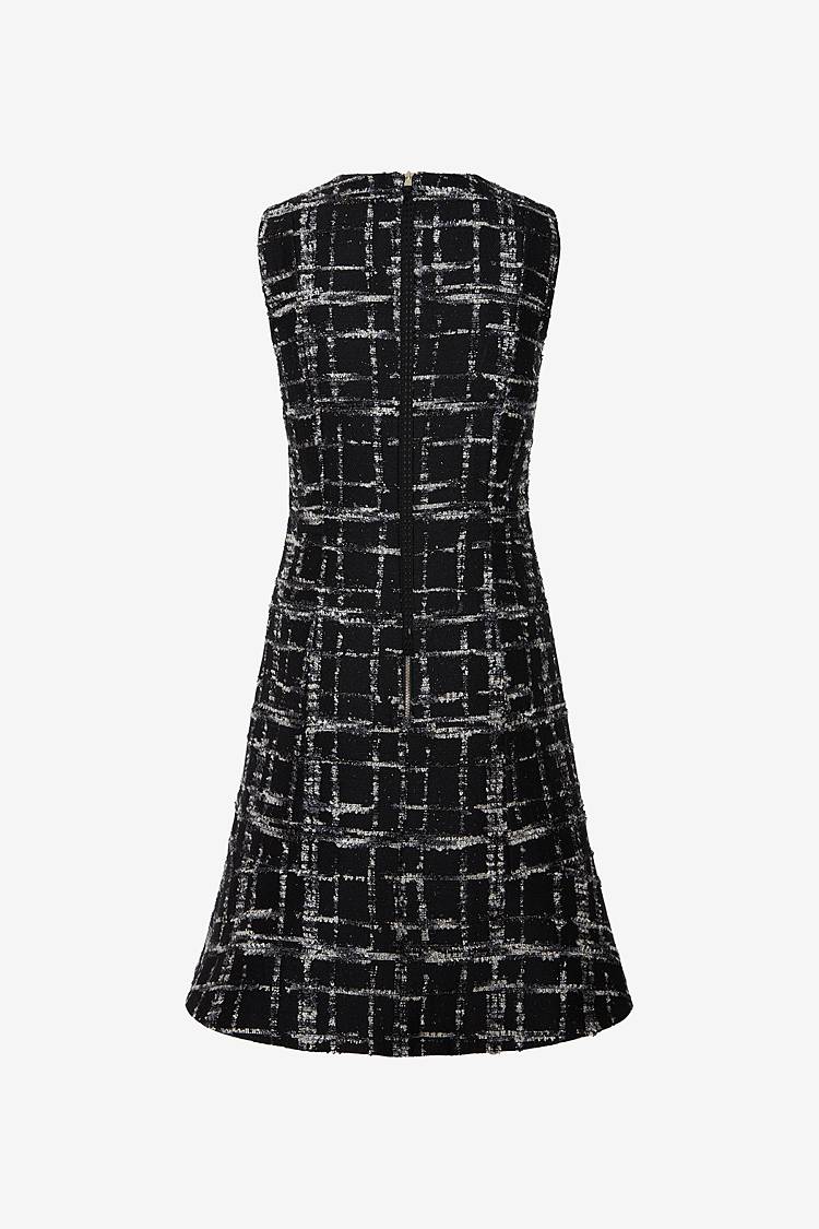 Sly 010 Ärmelloses Tailliertes Tweed-Kleid