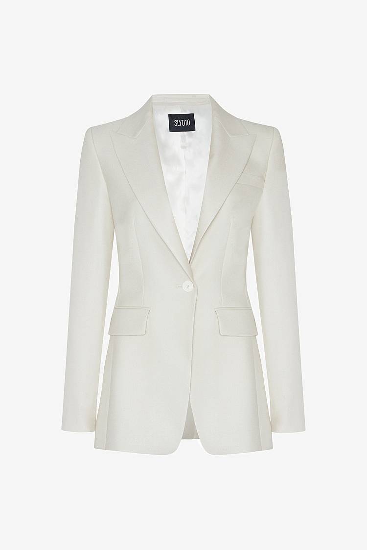 Sly 010 Blazer aus Wolle-Seide-Gemisch
