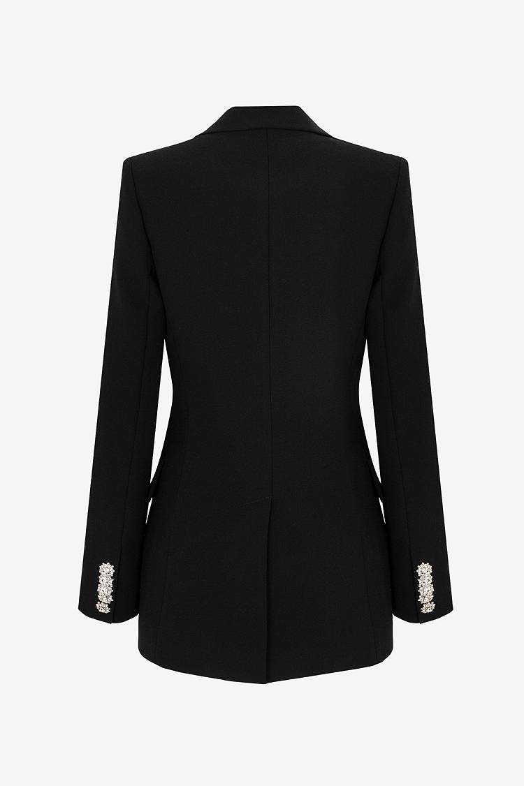 Sly 010 Blazer Mit Kristallknopf