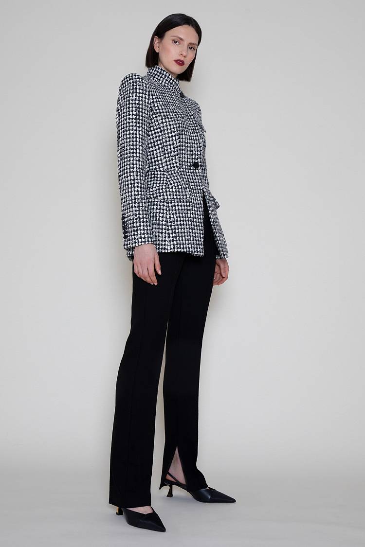 Sly 010 **Blazer Mit Stehkragen Und Pattentaschen**