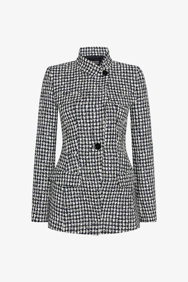 Sly 010 **Blazer mit Stehkragen und Pattentaschen**