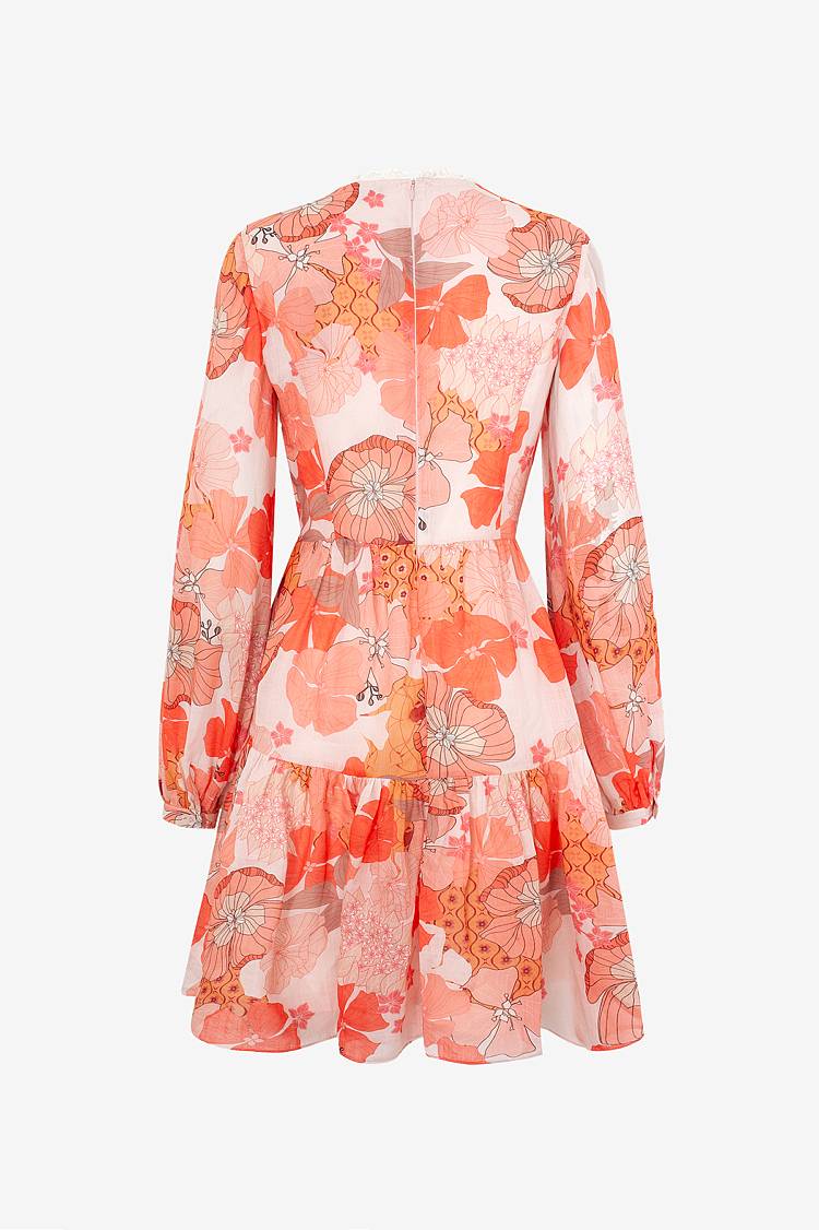 Sly 010 Blumenbedrucktes Kleid