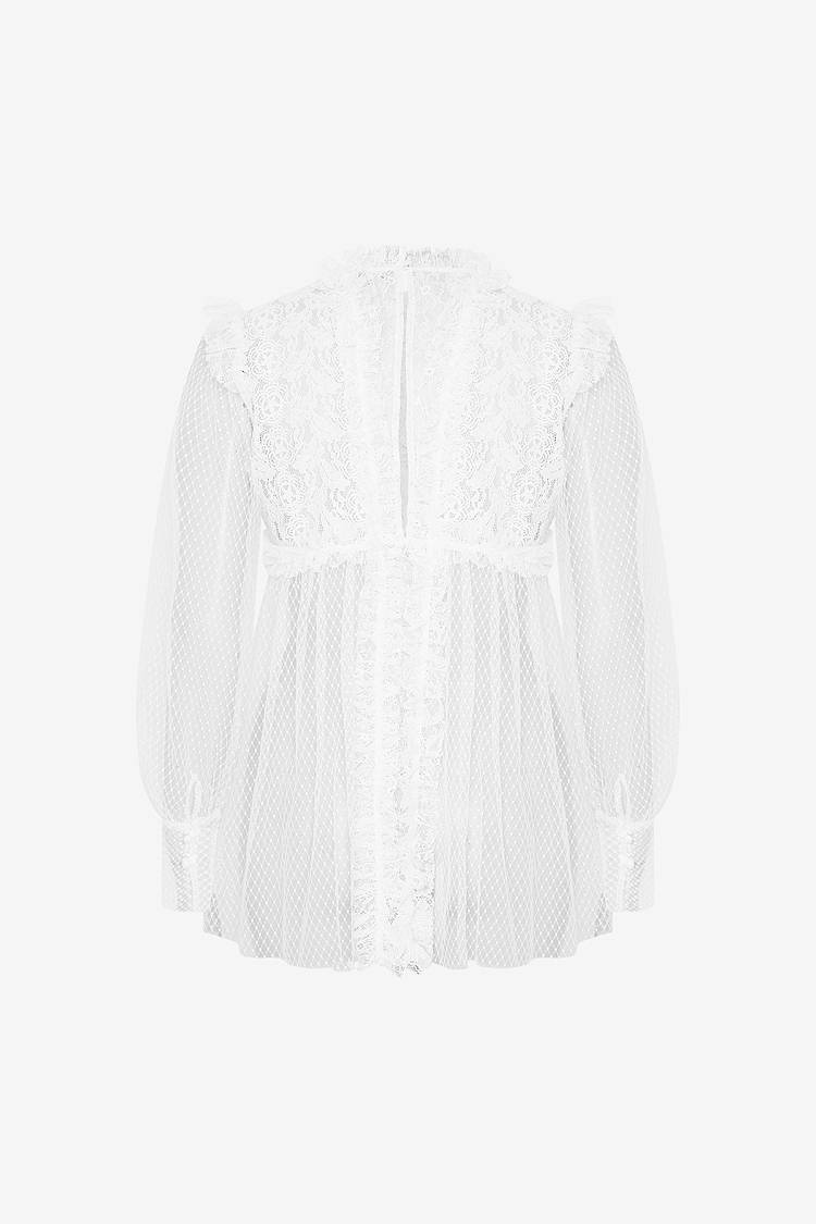 Sly 010 Bluse aus Spitze