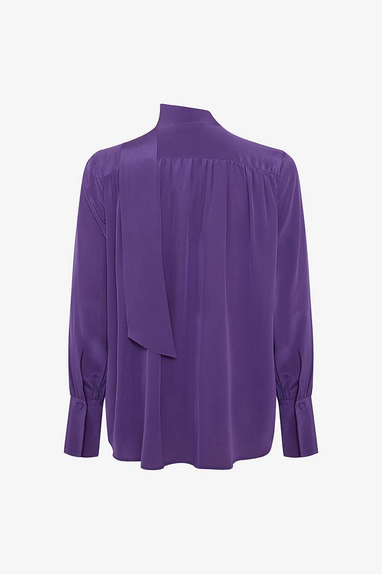 Sly 010 Bluse Mit Schal-Detail