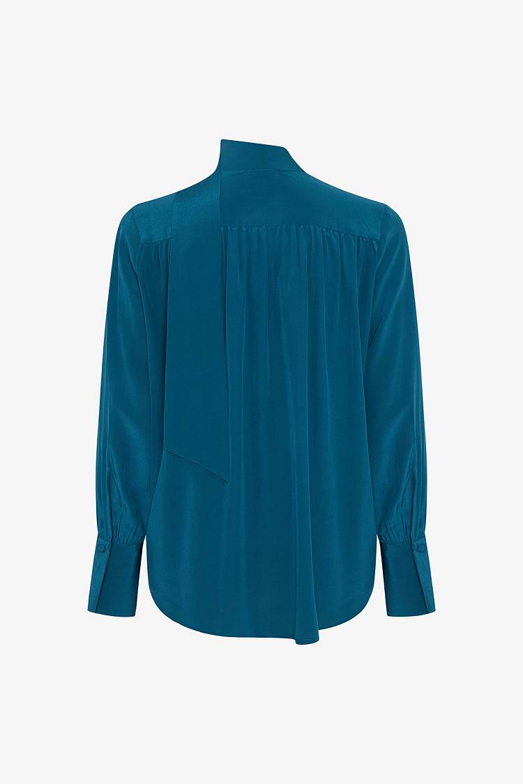 Sly 010 Bluse Mit Schal-Detail