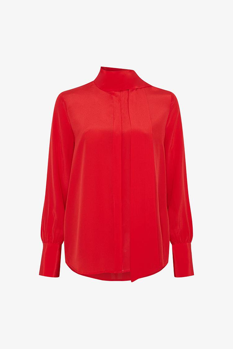 Sly 010 Bluse mit Schal-Detail