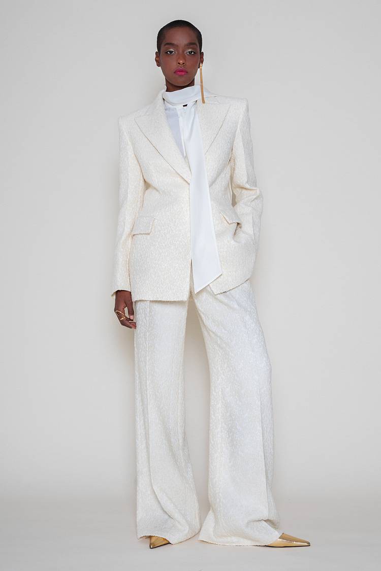 Sly 010 Bluse Mit Schal-Detail