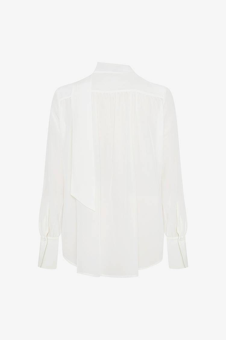 Sly 010 Bluse Mit Schal-Detail