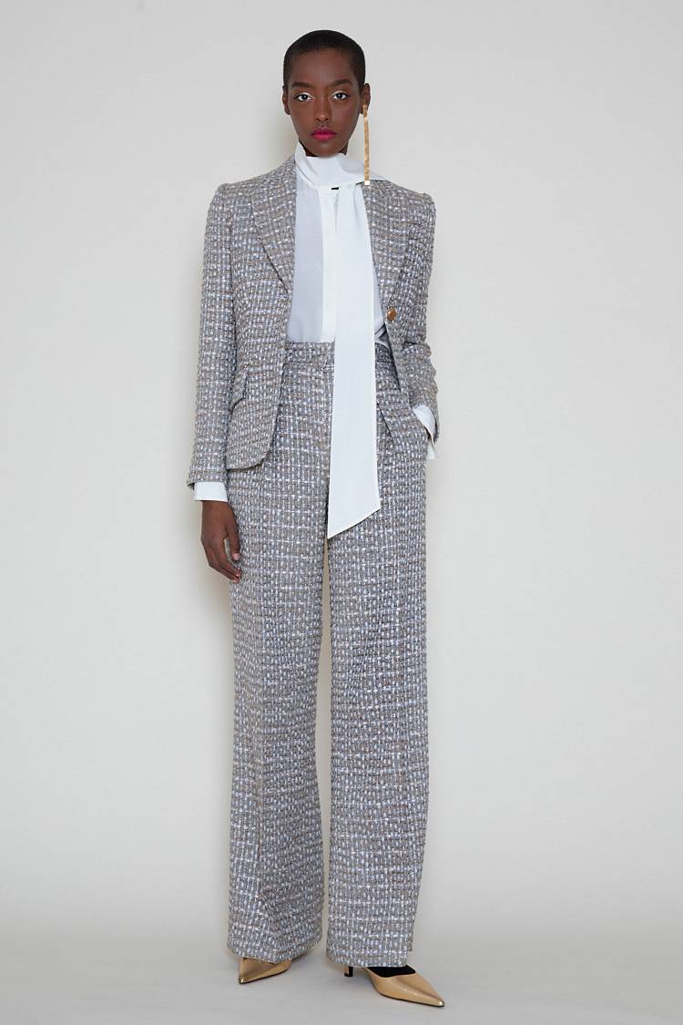 Sly 010 Bluse Mit Schal-Detail