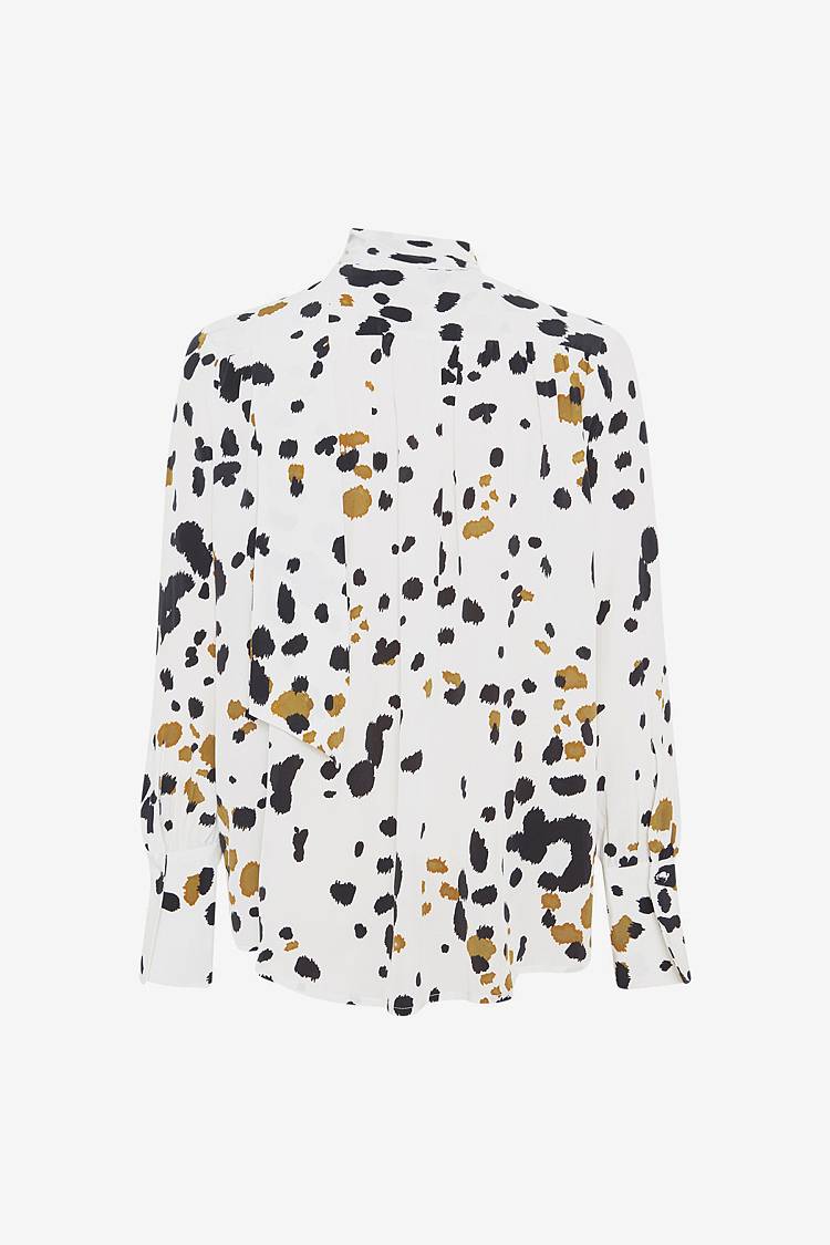 Sly 010 Bluse Mit Schal-Detail