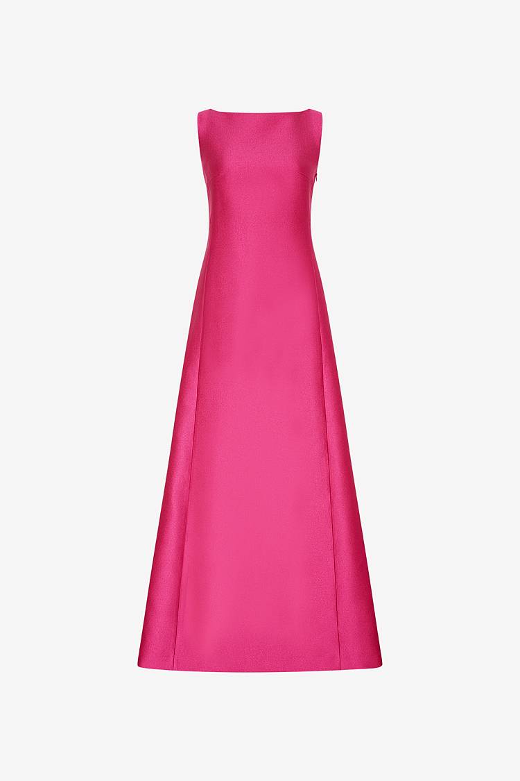 Sly 010 Bodenlanges Kleid aus Taft