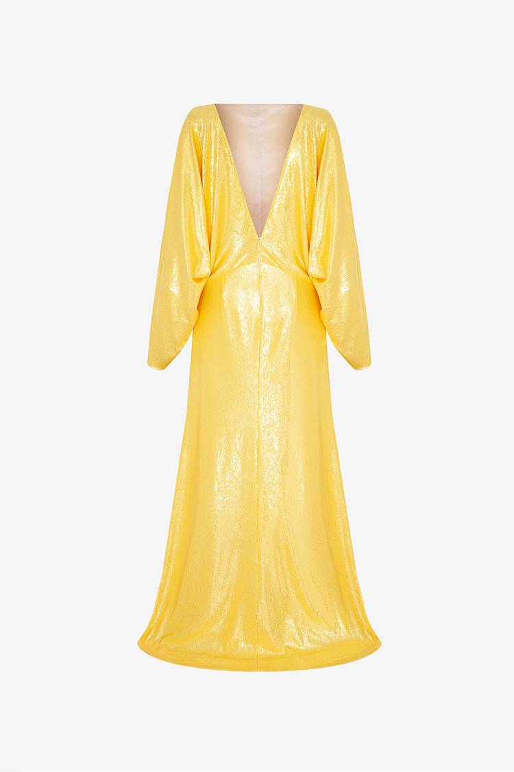 Sly 010 Bodenlanges Paillettenkleid