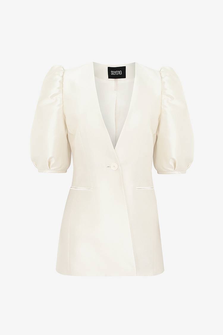 Sly 010 Bridal Blazer Mit Kurzen Ärmeln