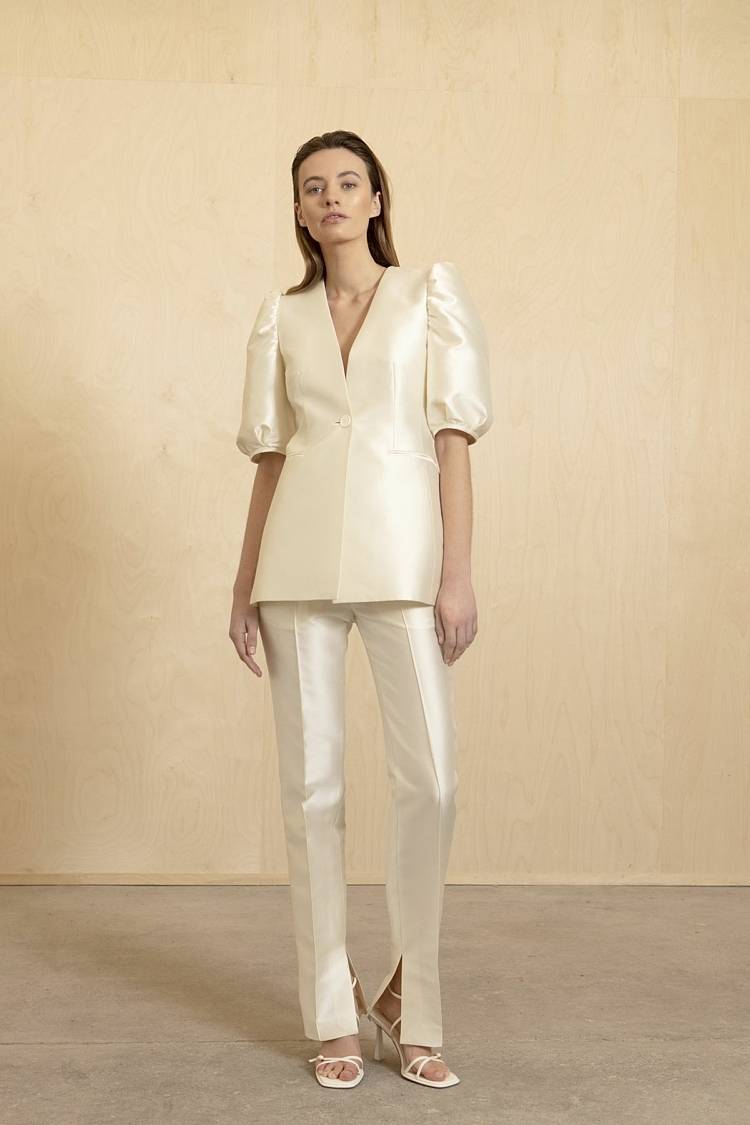 Sly 010 Bridal Blazer Mit Kurzen Ärmeln