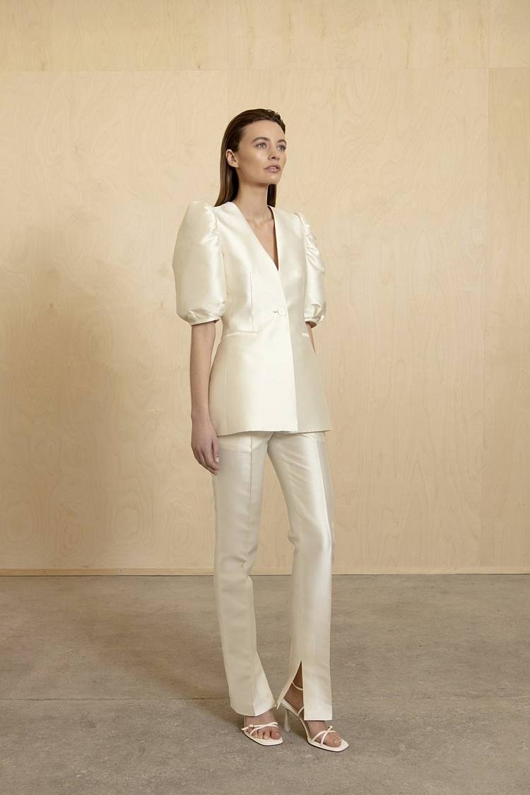Sly 010 Bridal Blazer mit kurzen Ärmeln