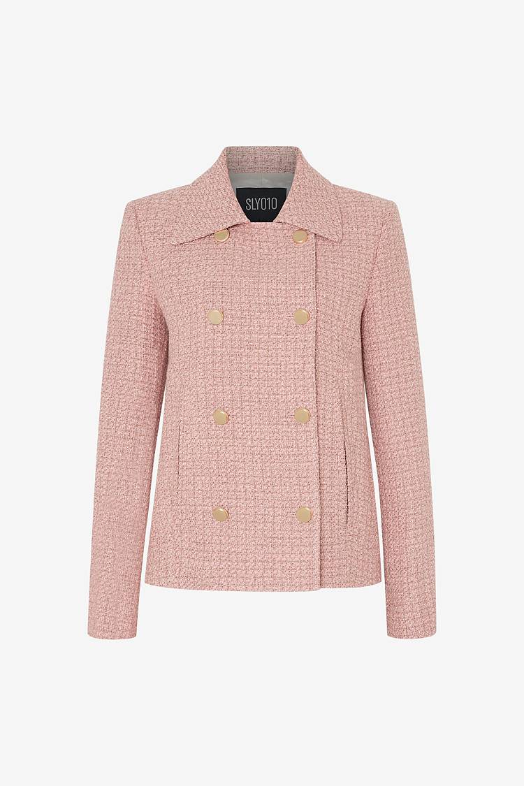 Sly 010 Doppelreihige Tweedjacke