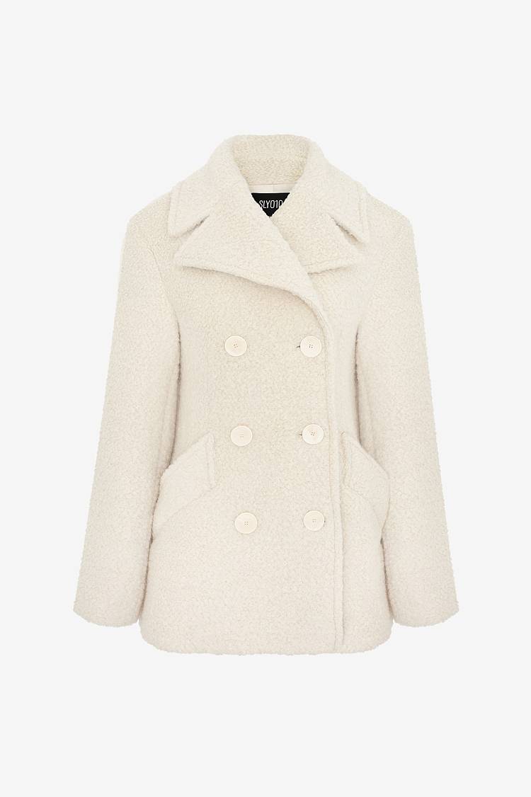 Sly 010 Doppelreihige Wolljacke