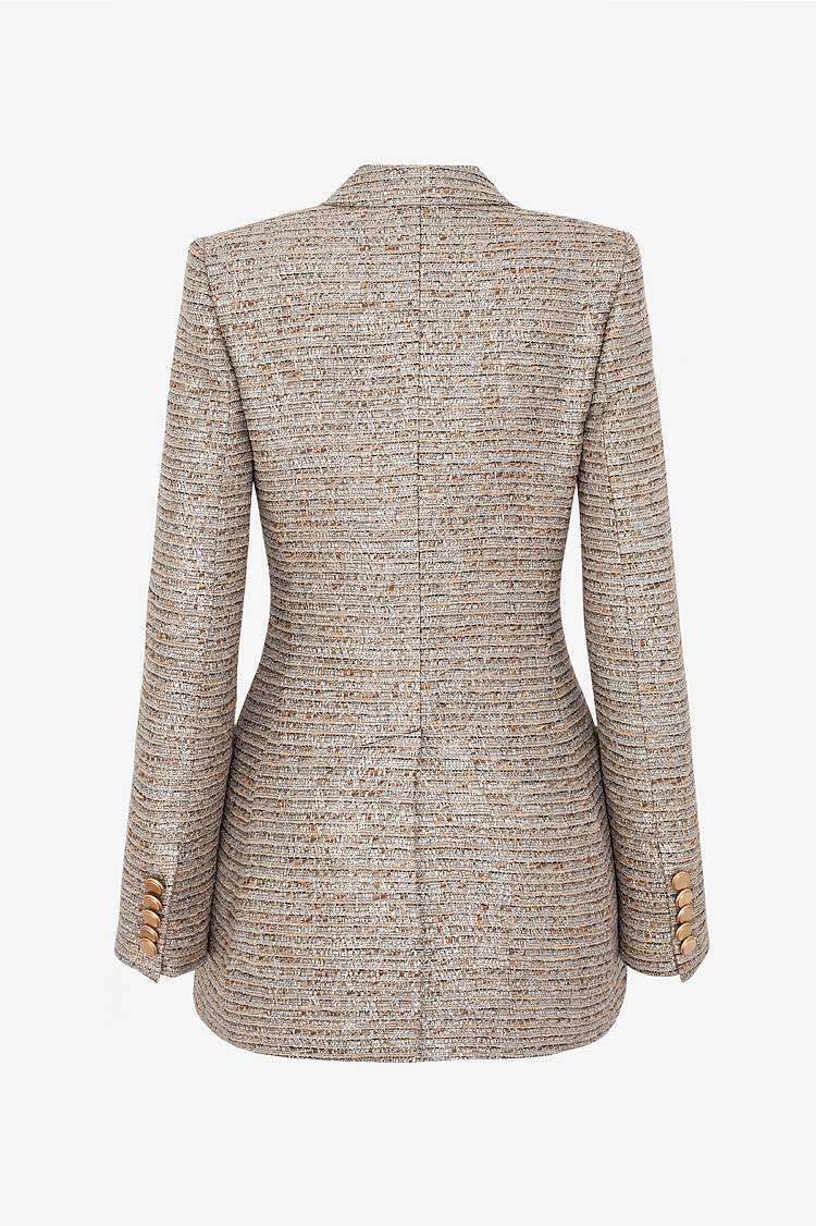 Sly 010 **Doppelreihiger Blazer Aus Tweed**