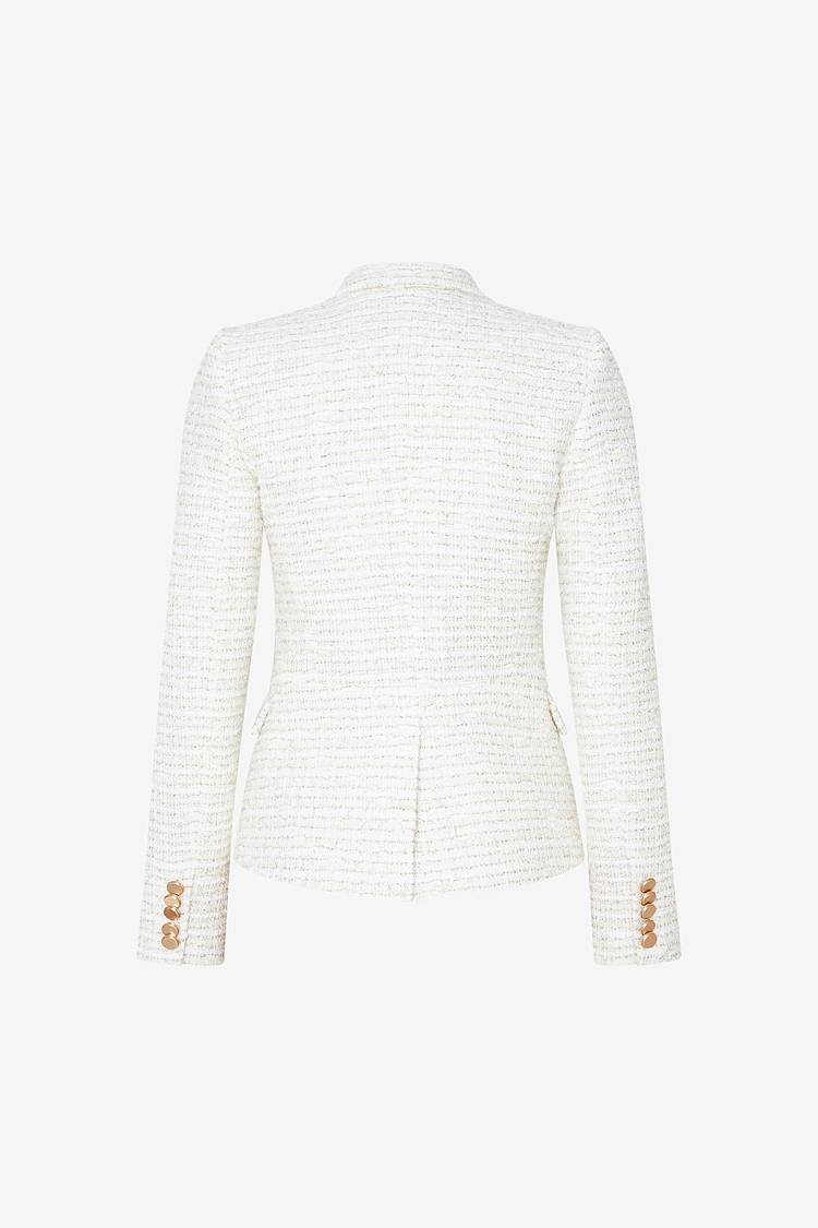 Sly 010 Double-breasted Tweed Blazer