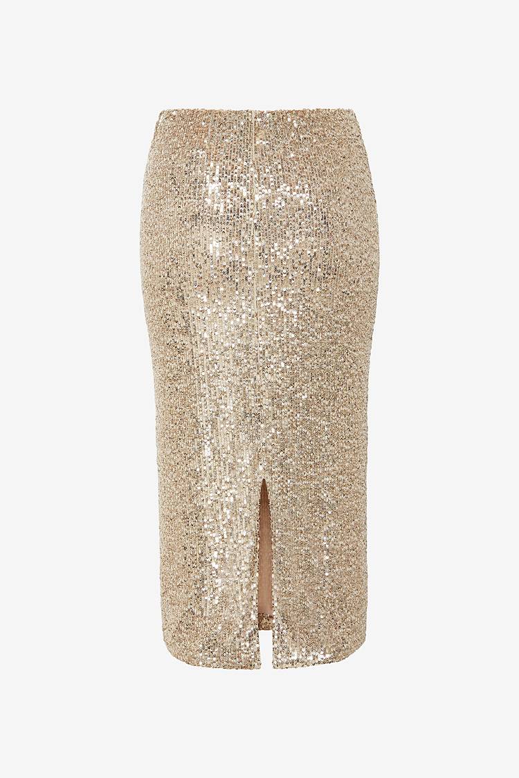 Sly 010 Eng Anliegender Paillettenrock