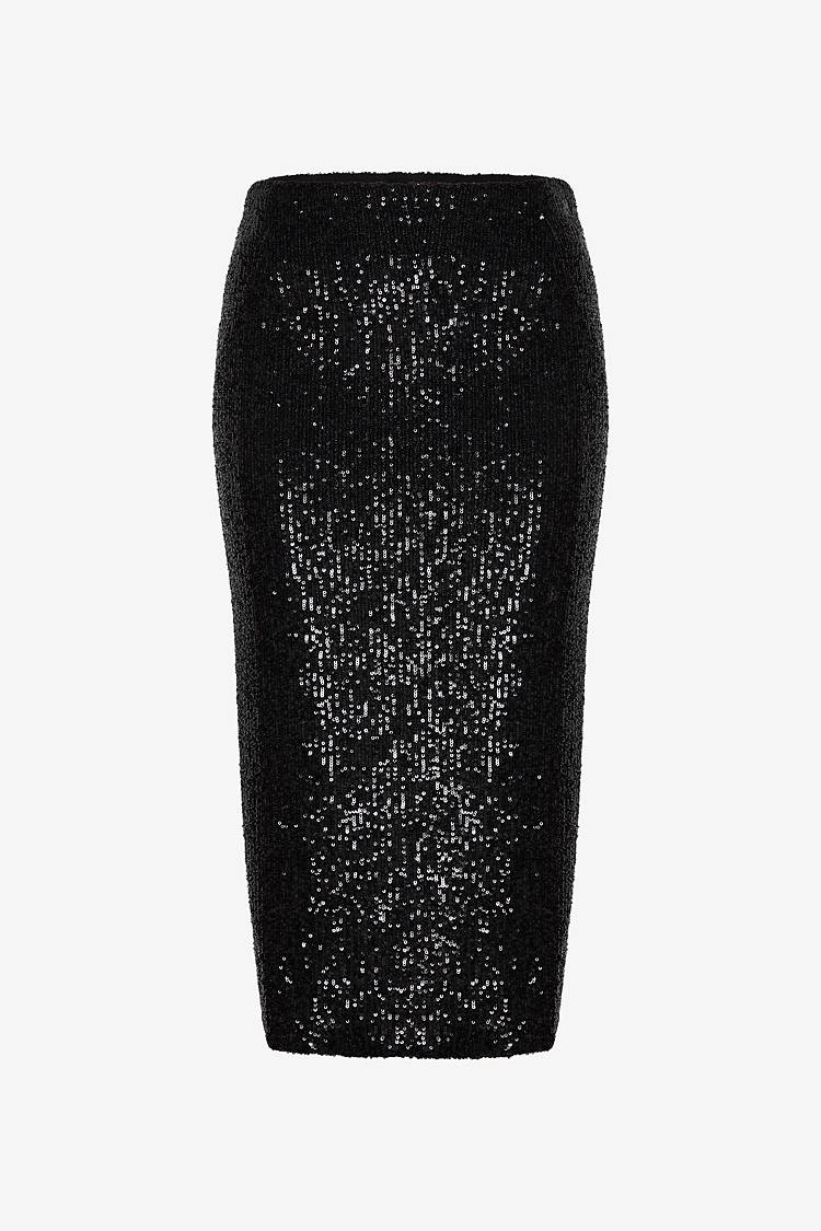 Sly 010 Eng anliegender Paillettenrock