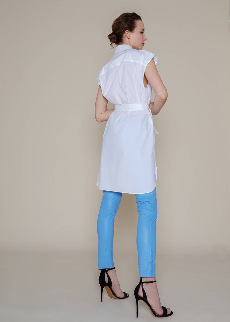 Sly 010 Figurbetonte Strechleder Hose