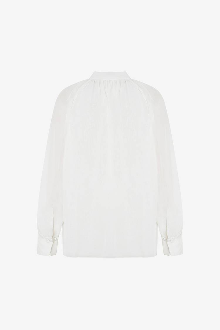 Sly 010 Geknöpfte Schluppenbluse