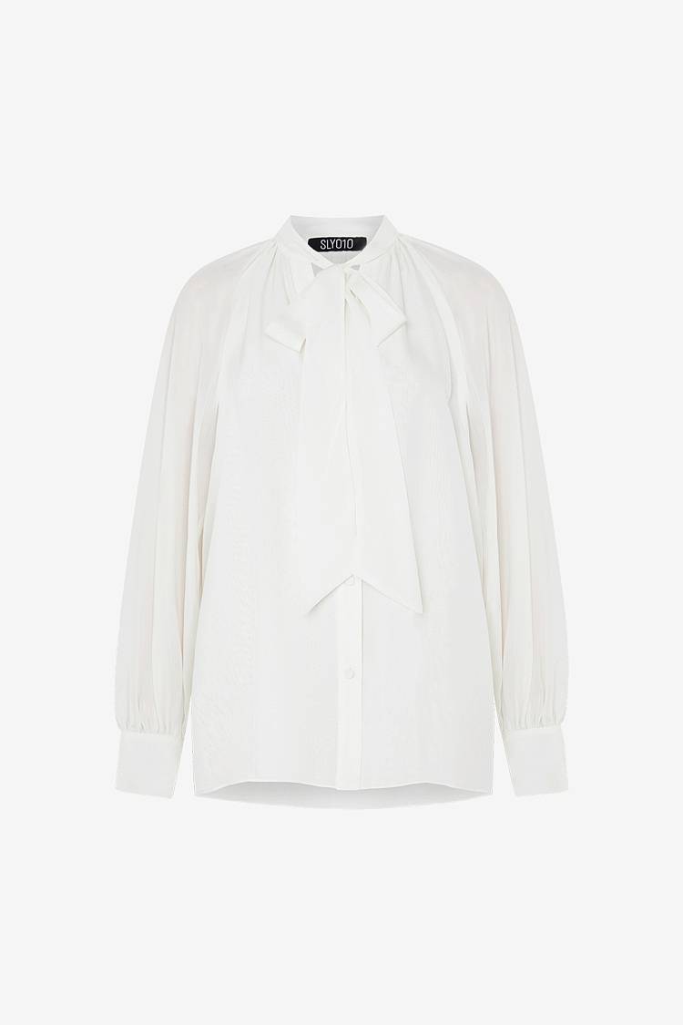 Sly 010 Geknöpfte Schluppenbluse