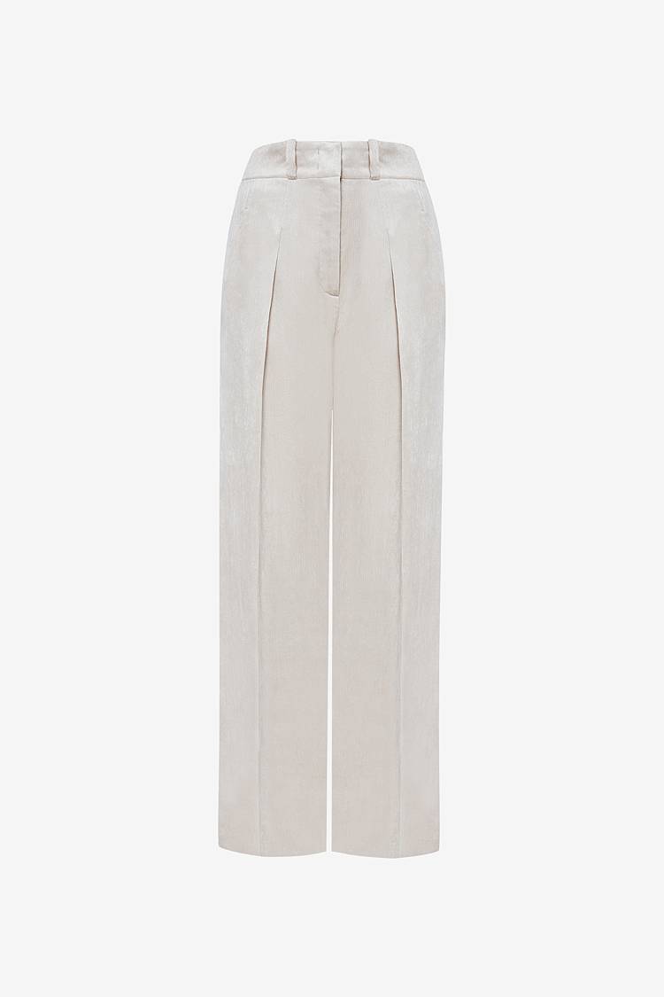 Sly 010 Gerade Hose mit Bundfalte