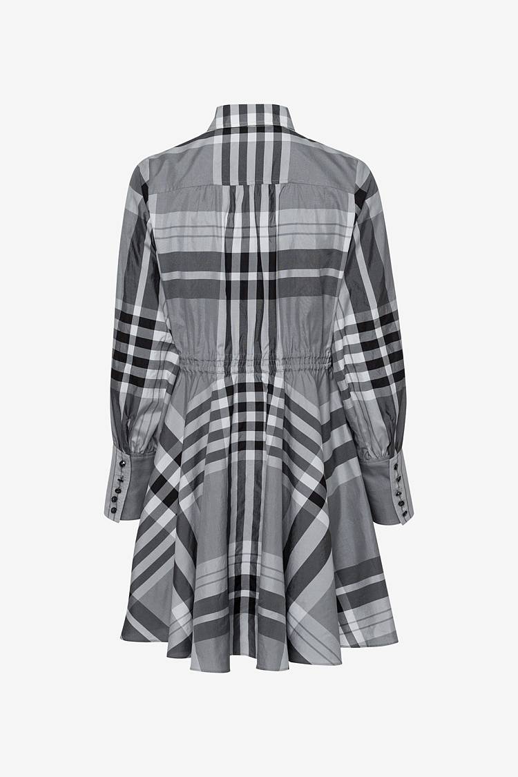 Sly 010 Hemdblusenkleid Mit Schwingendem Rock